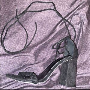 black tie heels